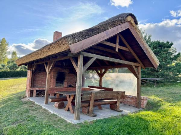 Wiata na grill ognisko