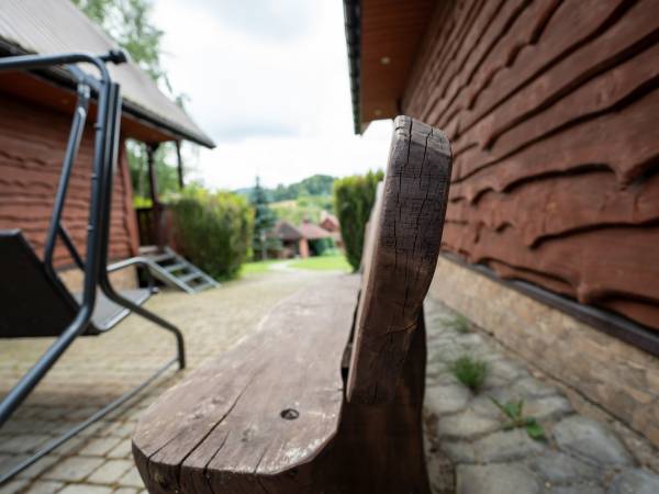 miejsce relaksu między domkami