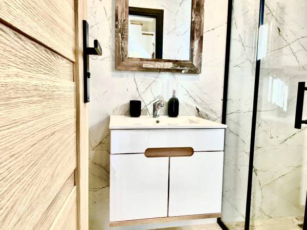 Łazienka w domku nr 1