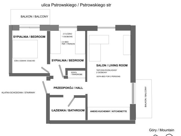 Plan apartamentu