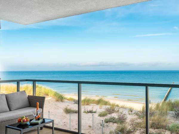 Apartament Dun - frotowy widok na morze