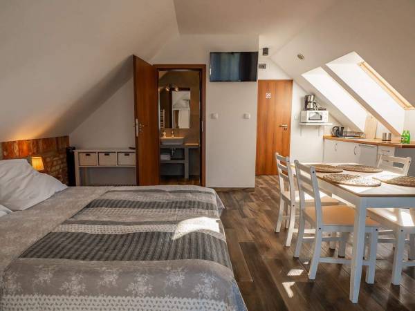 Apartament jednopokojowy na piętrze 