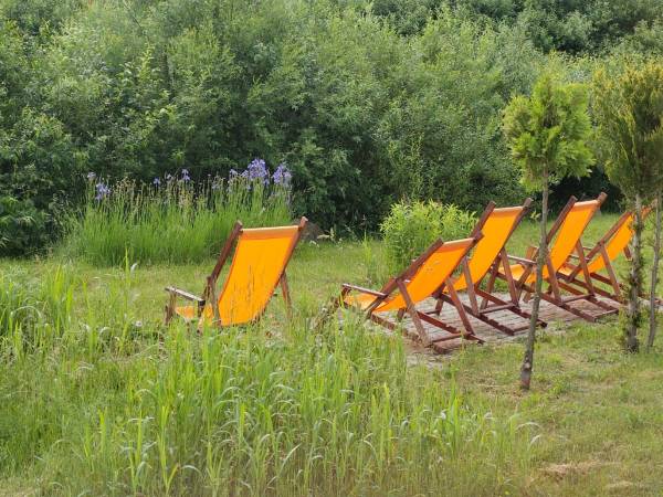 Leżaki do dyspozycji Gości