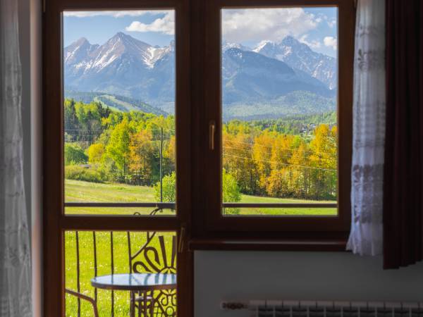 Widok z pokoju i apartamentu