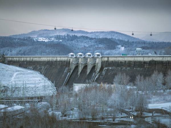 250m od domkow do zapory