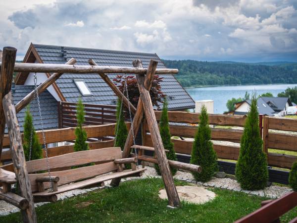 Domek całoroczny z kominkiem