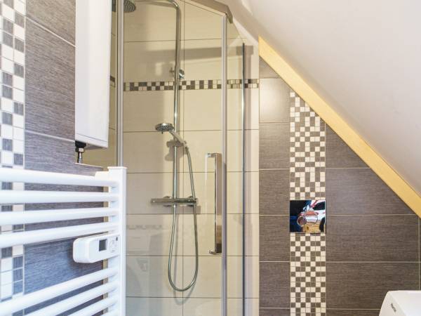 Domek całoroczny z kominkiem