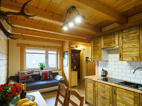 Domek całoroczny z kominkiem