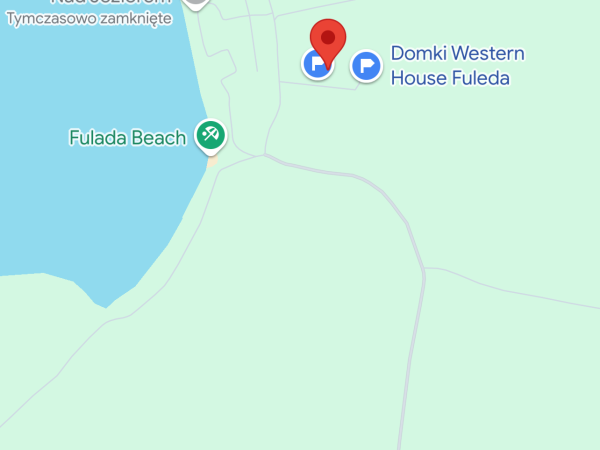 Domki WESTERN HOUSE Giżycko Fuleda Sauna Jacuzzi Kominek