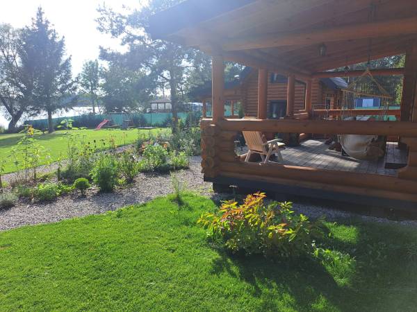 Domki nad jeziorem Silec z własną linią brzegową