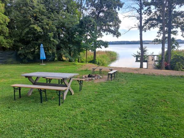 Domki nad jeziorem Silec z własną linią brzegową