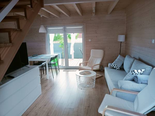 pokój dzienny w domku nr 3