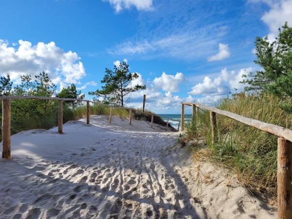 wejście na plażę Stilo