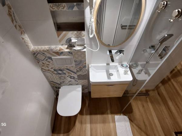 Łazienka w apartamencie studio 