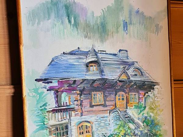 obraz przedstawiający nasz dom 