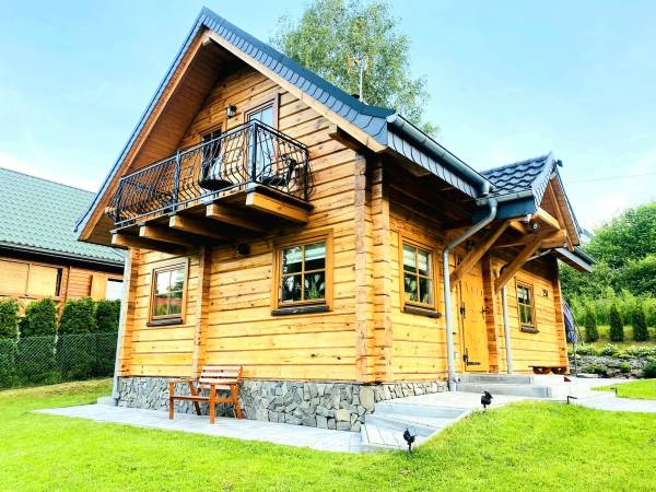 Dom z bali drewnianych Jarnołtówek Góry Opawskie