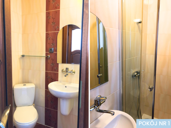 pokój nr 1 - łazienka