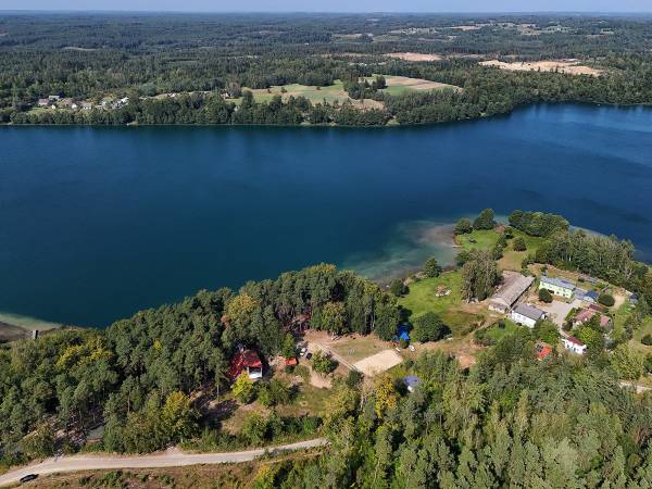 Domki na Kaszubach nad Jeziorem Mausz