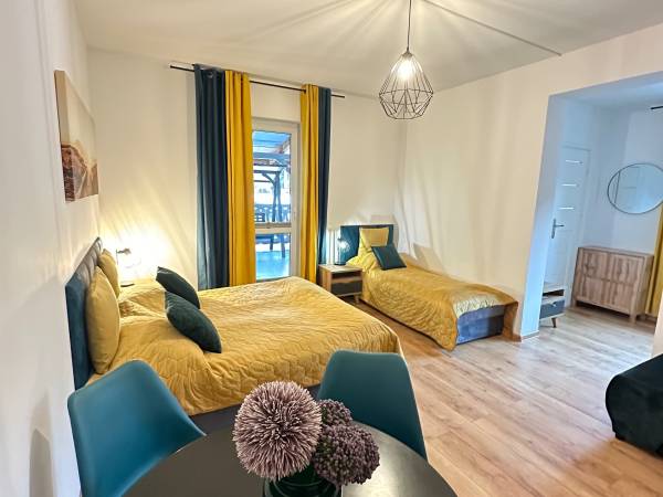 Pokój 4 osobowy z tarasem