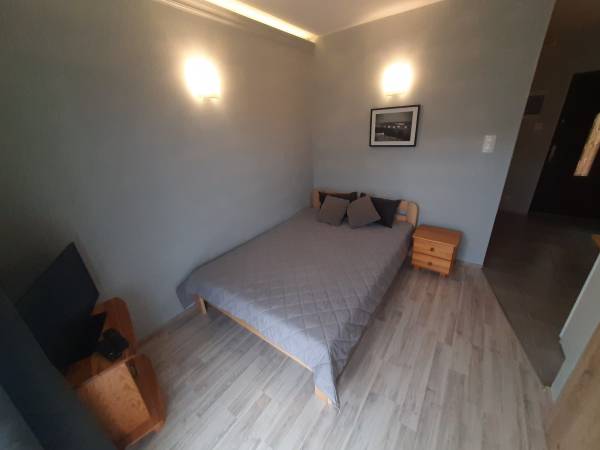 salon z lozkiem apartament parter