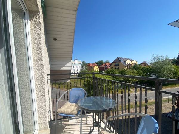 Widok z balkonu pokoju 2 os. ,,Wiki''