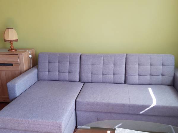 Narożnik 2 osobowy w mieszkaniu 1 pokojowym