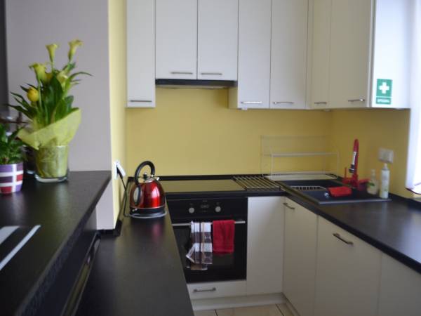 kuchnia na dole (pokoje Tenia, Magdalena, Mikołaj i Franciszek)