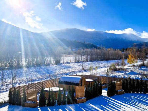 Widokowo - Domy z Widokiem na Śnieżkę z jacuzzi i sauną