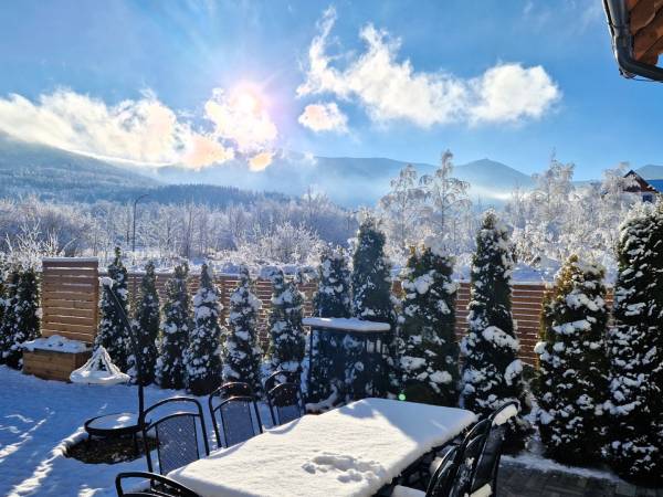 Widokowo - Domy z Widokiem na Śnieżkę z jacuzzi i sauną