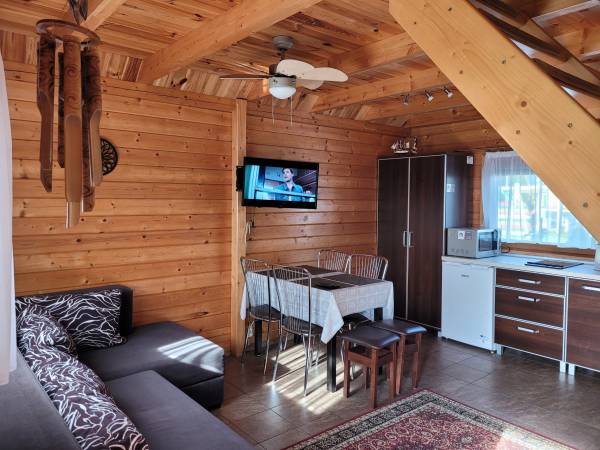 Salon domku 6 osobowego.