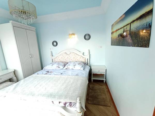 Apartament niebieski- sypialnia