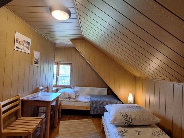 pokój Góralski z łązienką-poddasze 4-5 osób