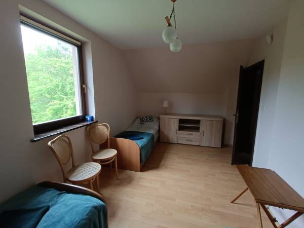 Mazury. Domek pod lasem