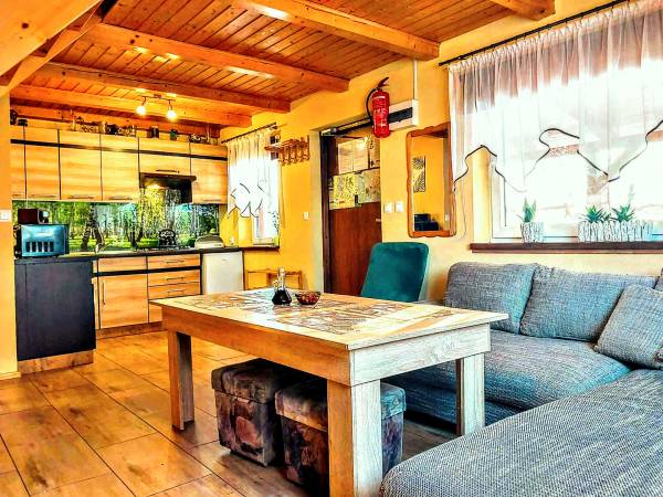 Domek Brzozowy Zakątek sauna, jacuzzi