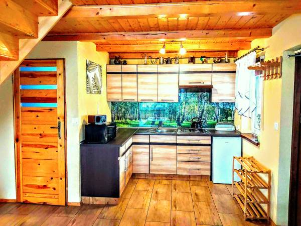 Domek Brzozowy Zakątek sauna, jacuzzi