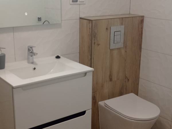 Domek Miętowy nad jeziorem całoroczny