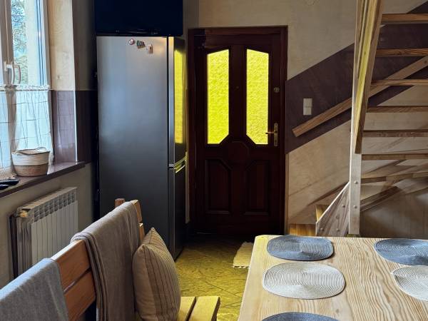 Domek Wilk- kuchnia z jadalnią