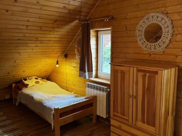 Domek Wilk- sypialnia