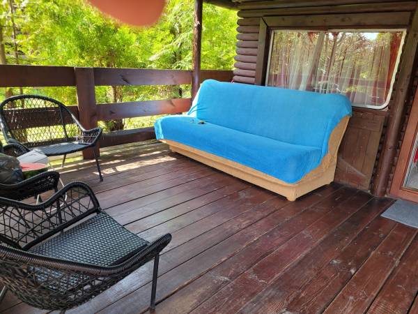 Część tarasu domku parterowego