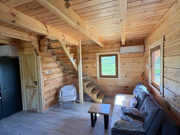 Domki na bani w Bieszczadach