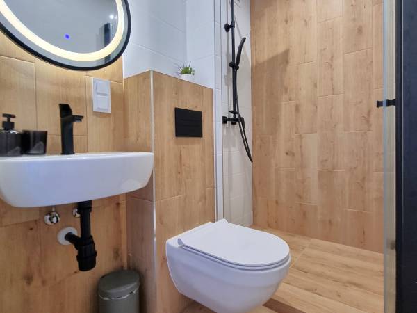 łazienka w apartamencie dla dwojga