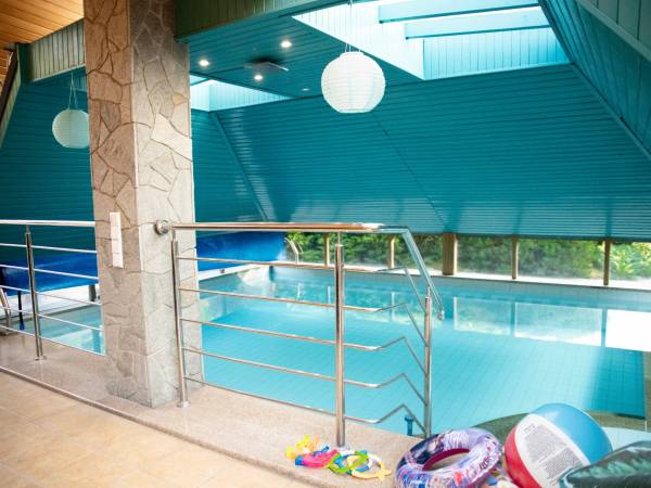 Basen zewnętrzny zadaszony 