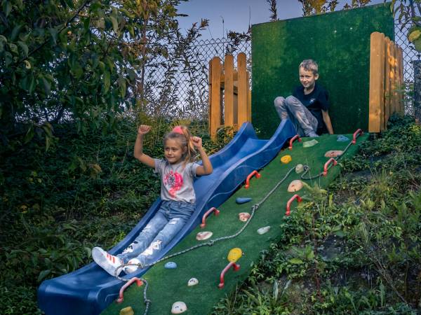 Mini wspinaczka zjeżdżalnia 