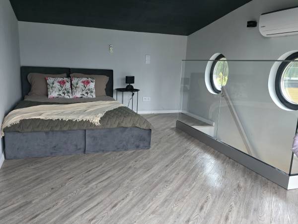 Domek z akcentem beżowym