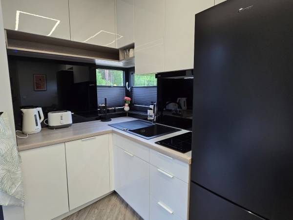 Domek z akcentem zielonym