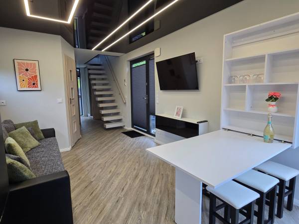 Domek z akcentem zieleni