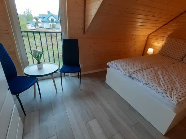 Domek bliźniak - sypialnia nr 1