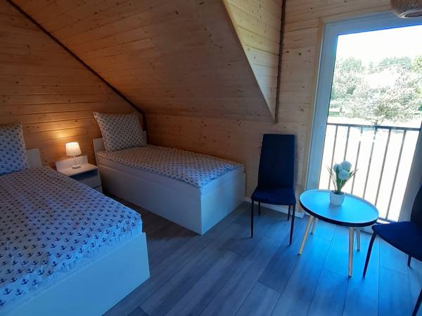 Domek bliźniak - sypialnia nr 2