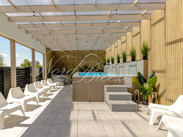  Domki Nord Breeze z podgrzewanym basenem i jacuzzi