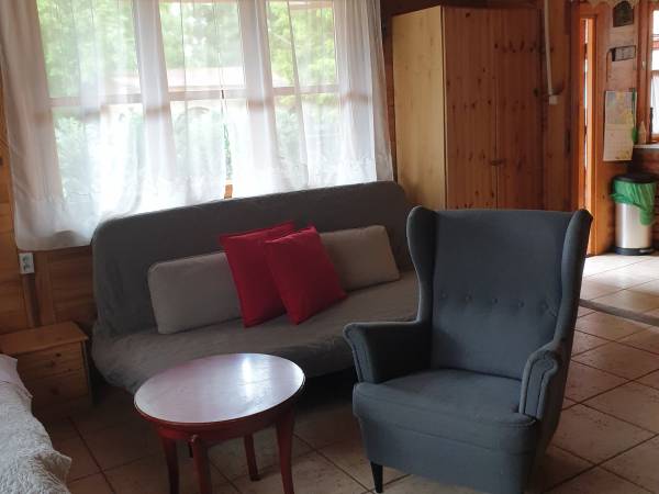 Apartament pokój kominkowy